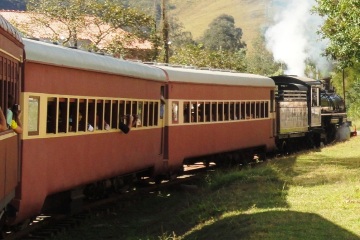 O trem  de São Lourenço a Soledade de Minas